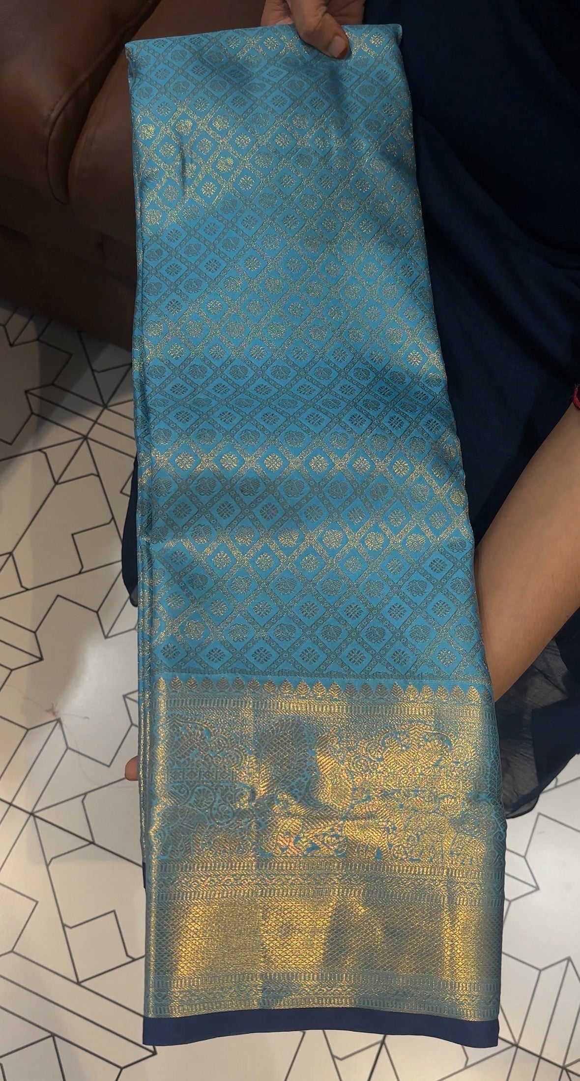 DESIGNER BROCADE SILK SAREES - IHA 32875