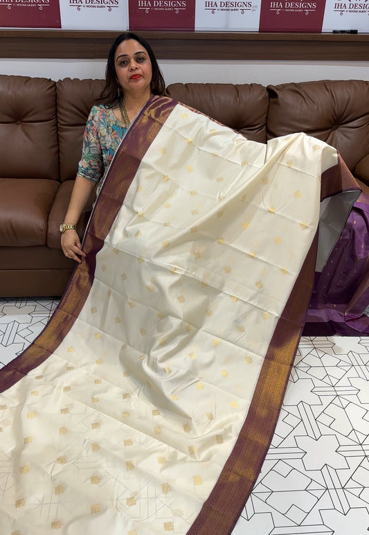 SEMI SILK SAREES - IHA 16019