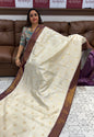 SEMI SILK SAREES - IHA 16019