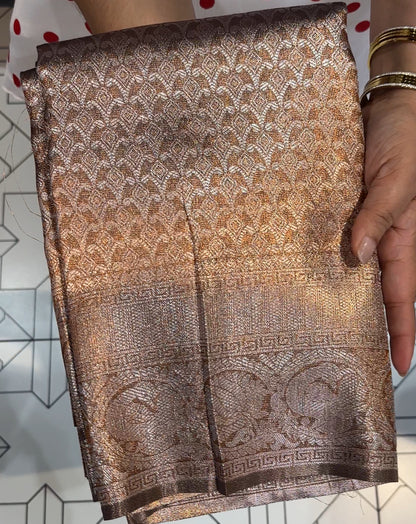 SEMI BANARASI SAREE - IHA 19261