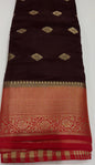 SEMI BANARASI SAREES - IHA 17482