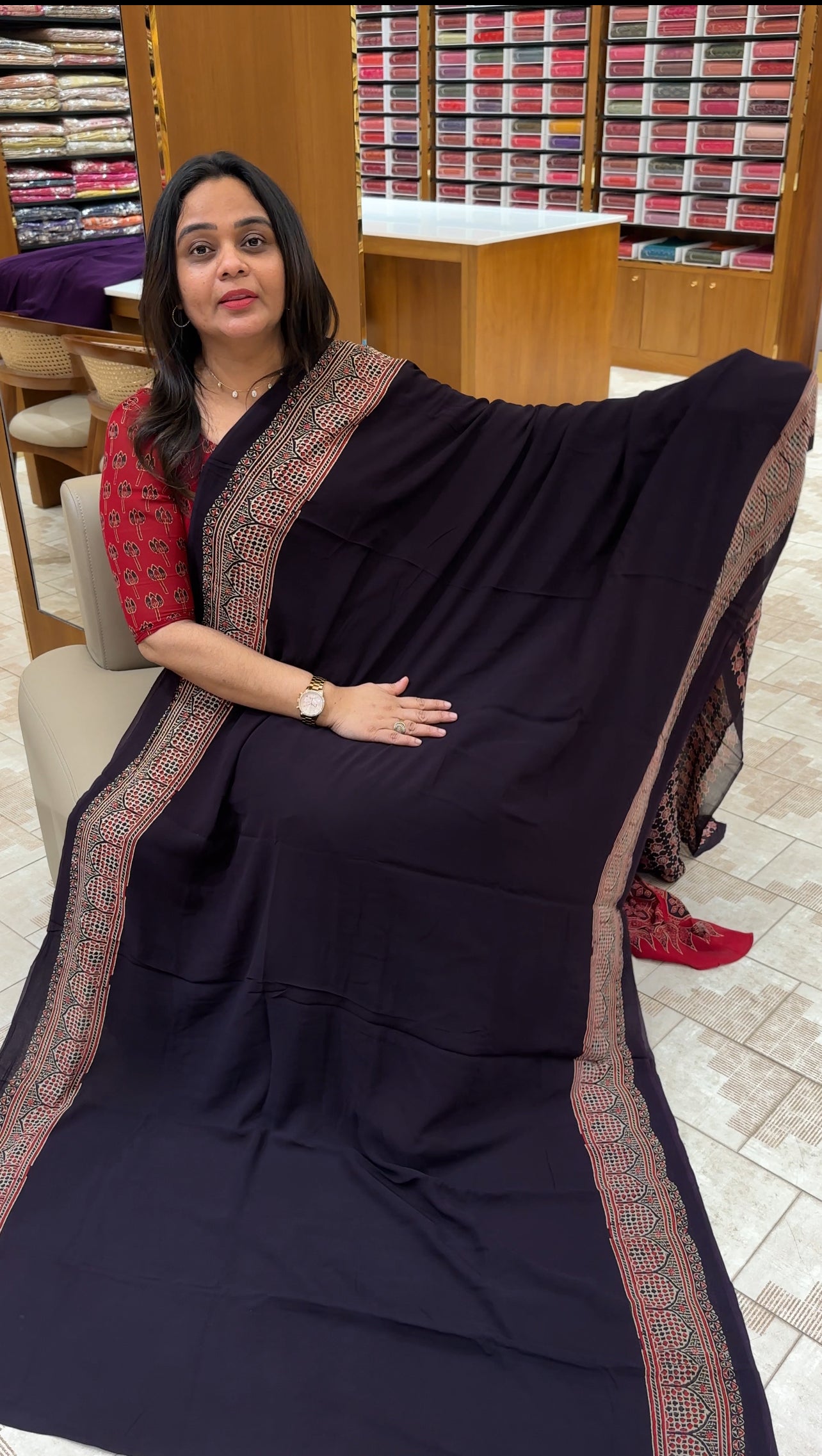 GEORGETTE SAREES - IHA 28225