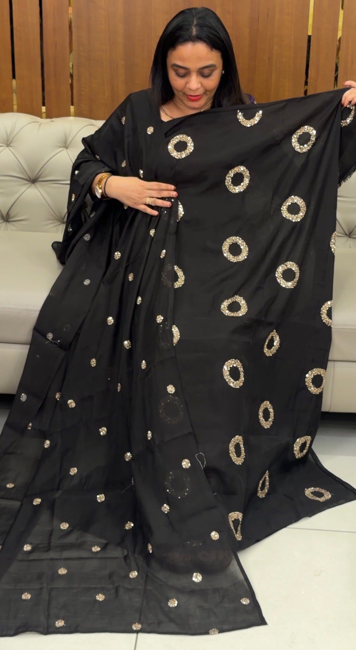 FORWARD HAND WORKED UNSTITCHED SALWAR SUITS - IHA 32345