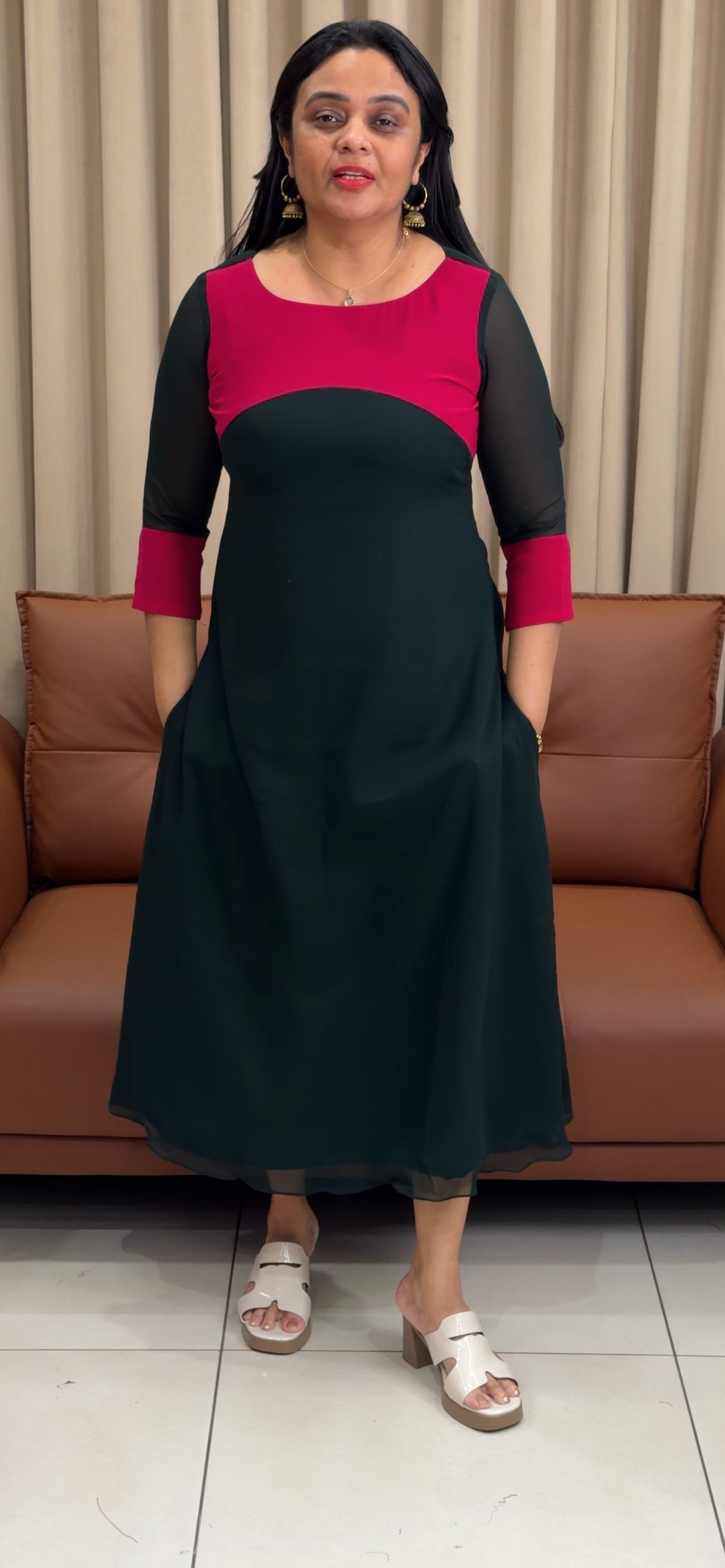 IHA'S IN-HOUSE FROCKS - IHA 35788
