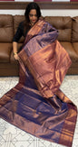 SEMI TISSUE SILK SAREES - IHA 17614