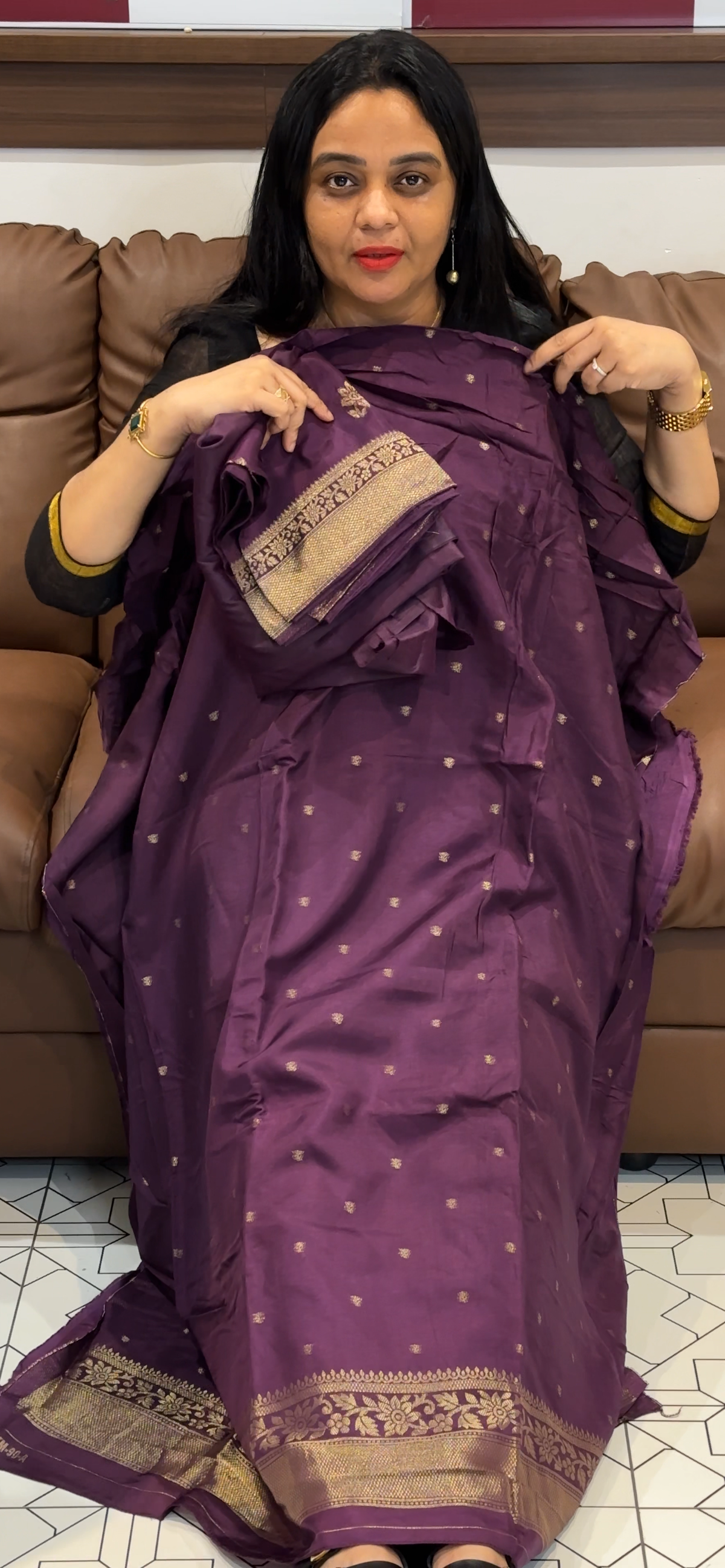 BANARASI UNSTITCHED SALWAR SUITS - IHA 35531