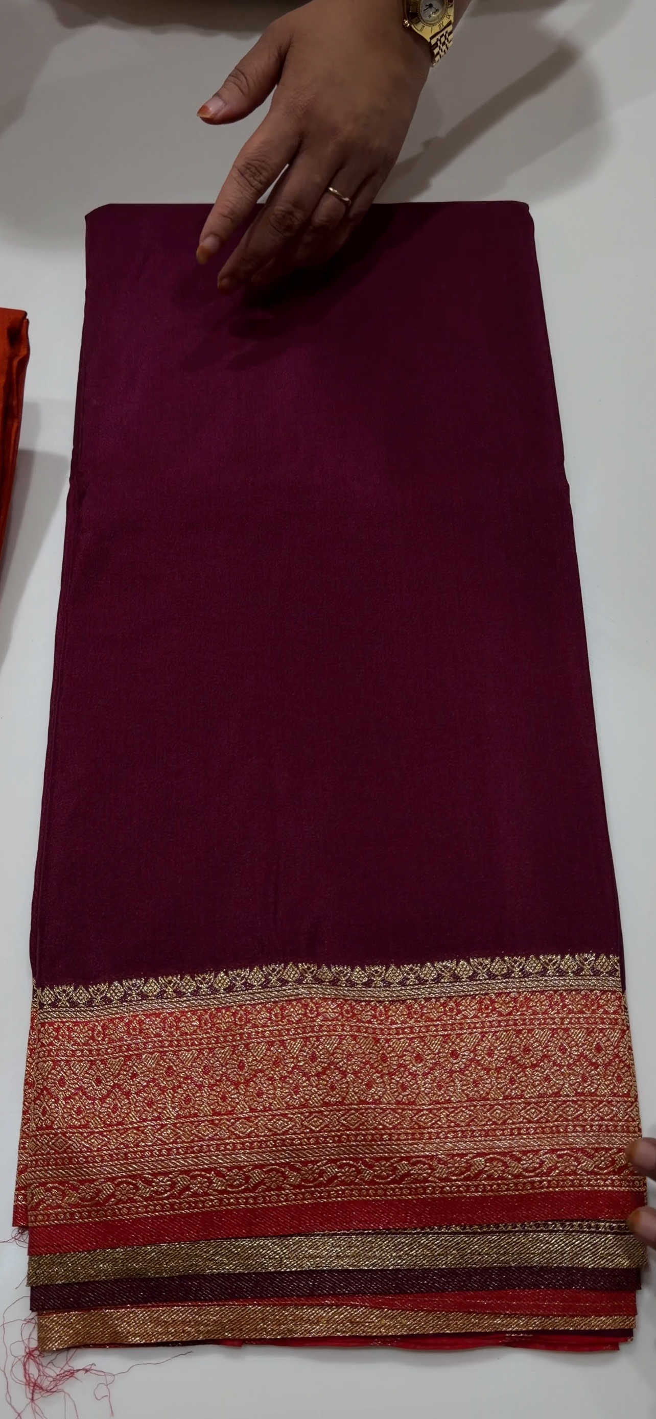 SEMI BANARASI SAREES - IHA 34575