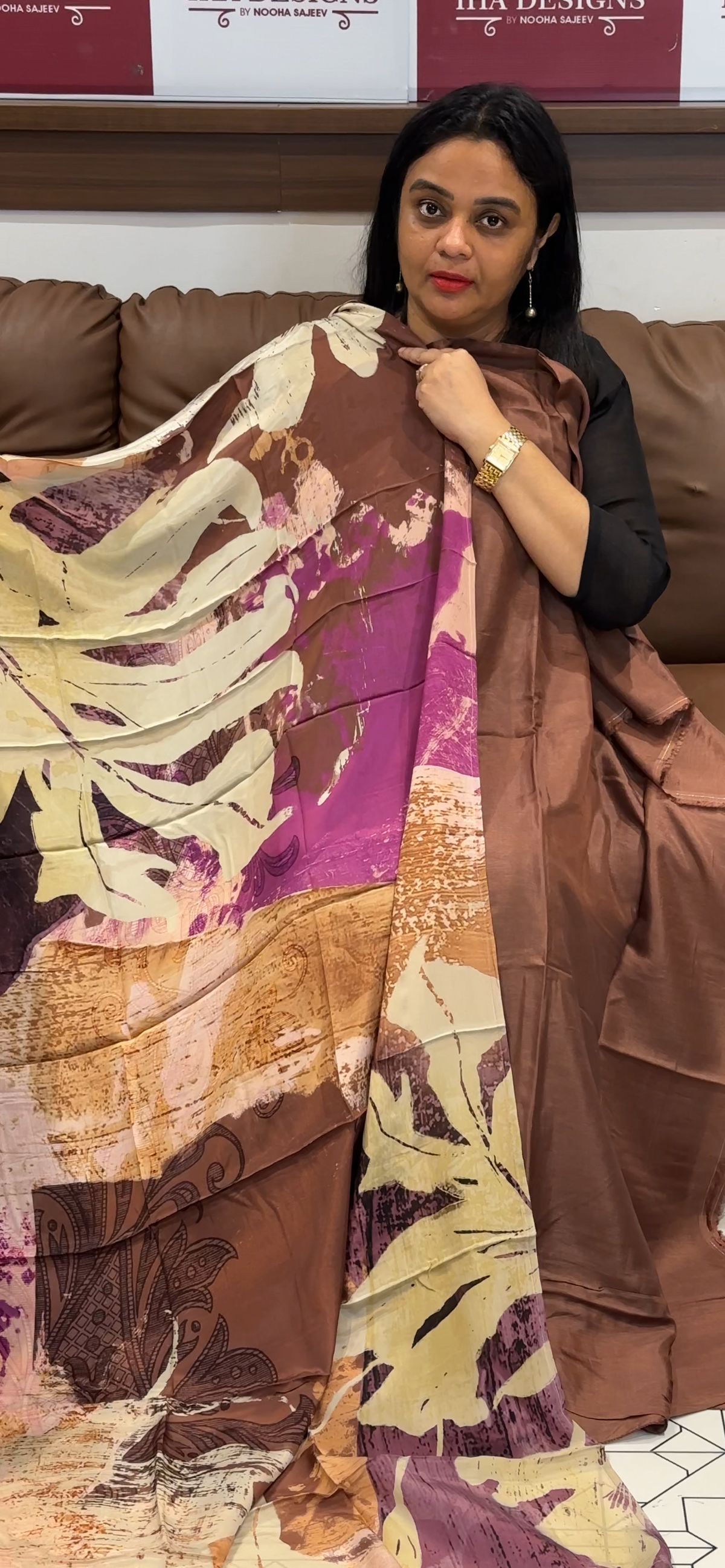 SEMI SILK UNSTITCHED SALWAR SUITS - IHA 35600