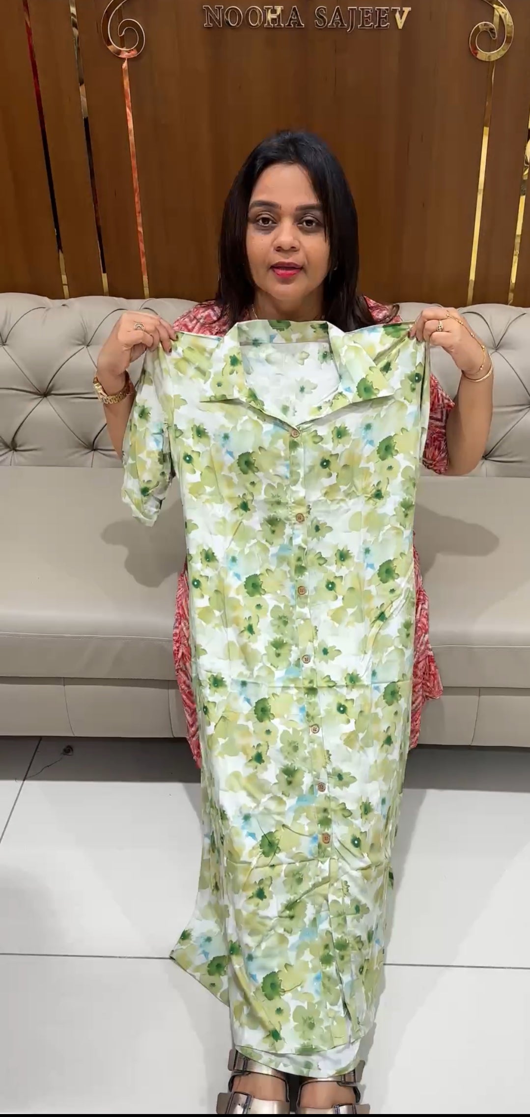 IHA'S IN-HOUSE PRINTED FROCKS - IHA 24424