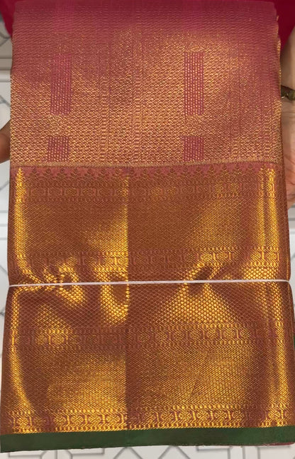 KANCHIPURAM  SAREES - IHA 18675