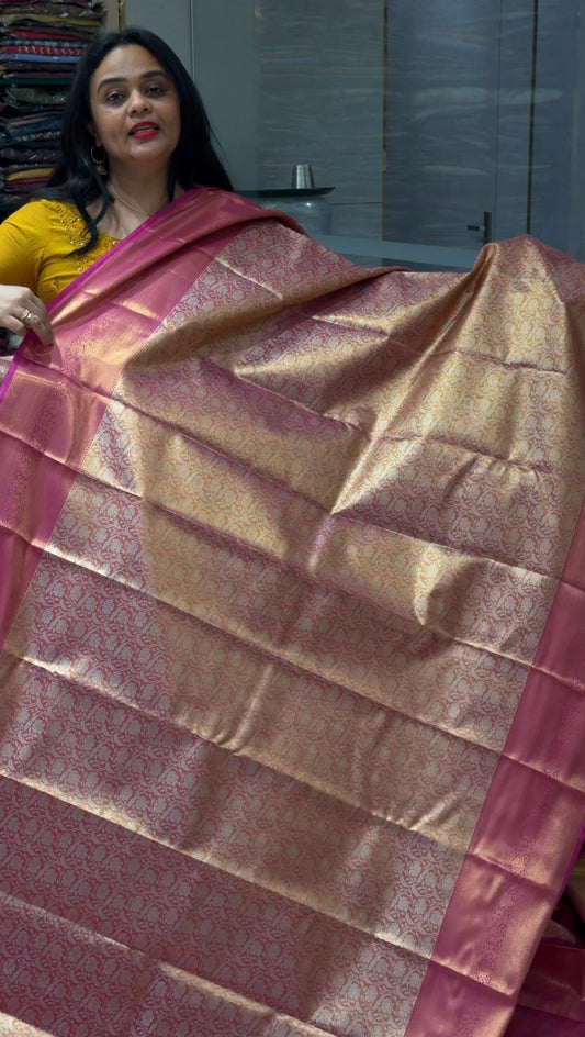 DESIGNER TISSUE KANCHIPURAM SAREES - IHA 34473