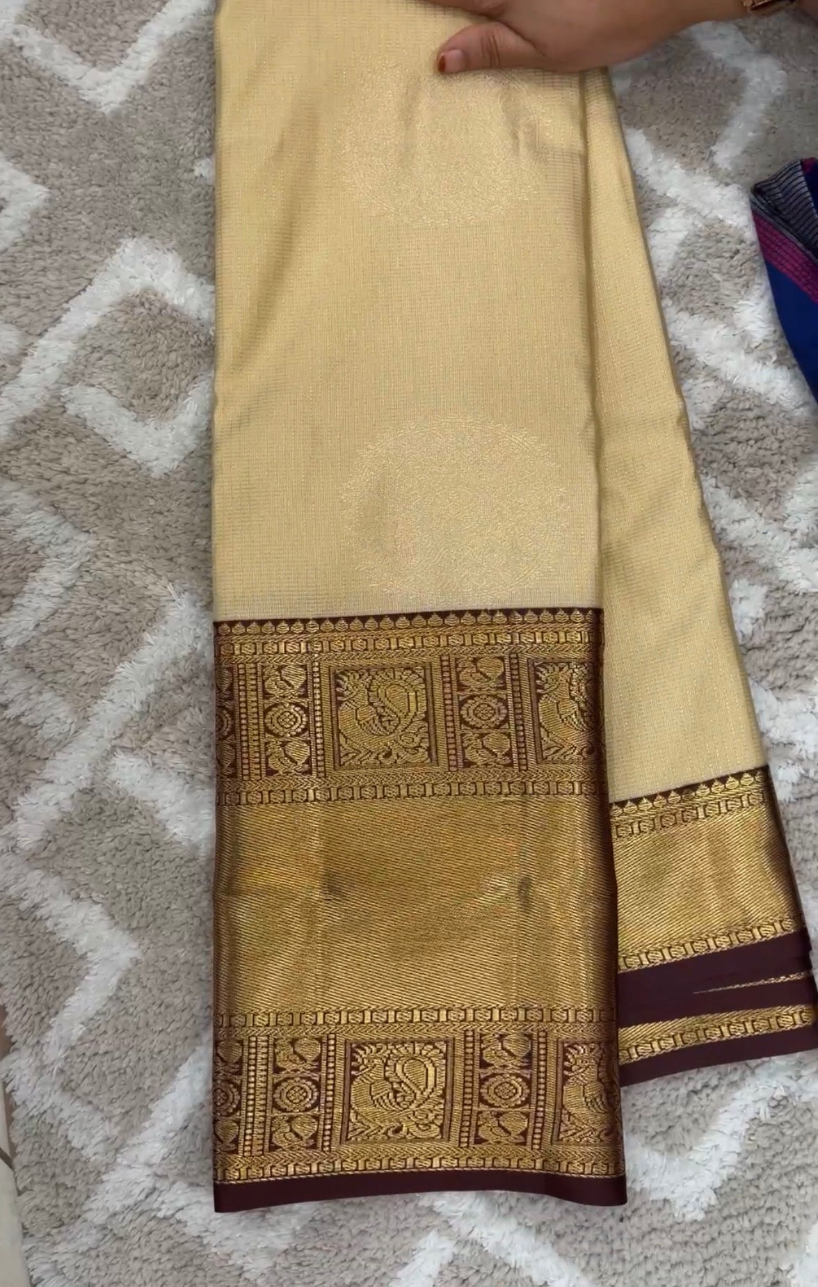 SEMI KANCHIPURAM SILK SAREES - IHA 33132
