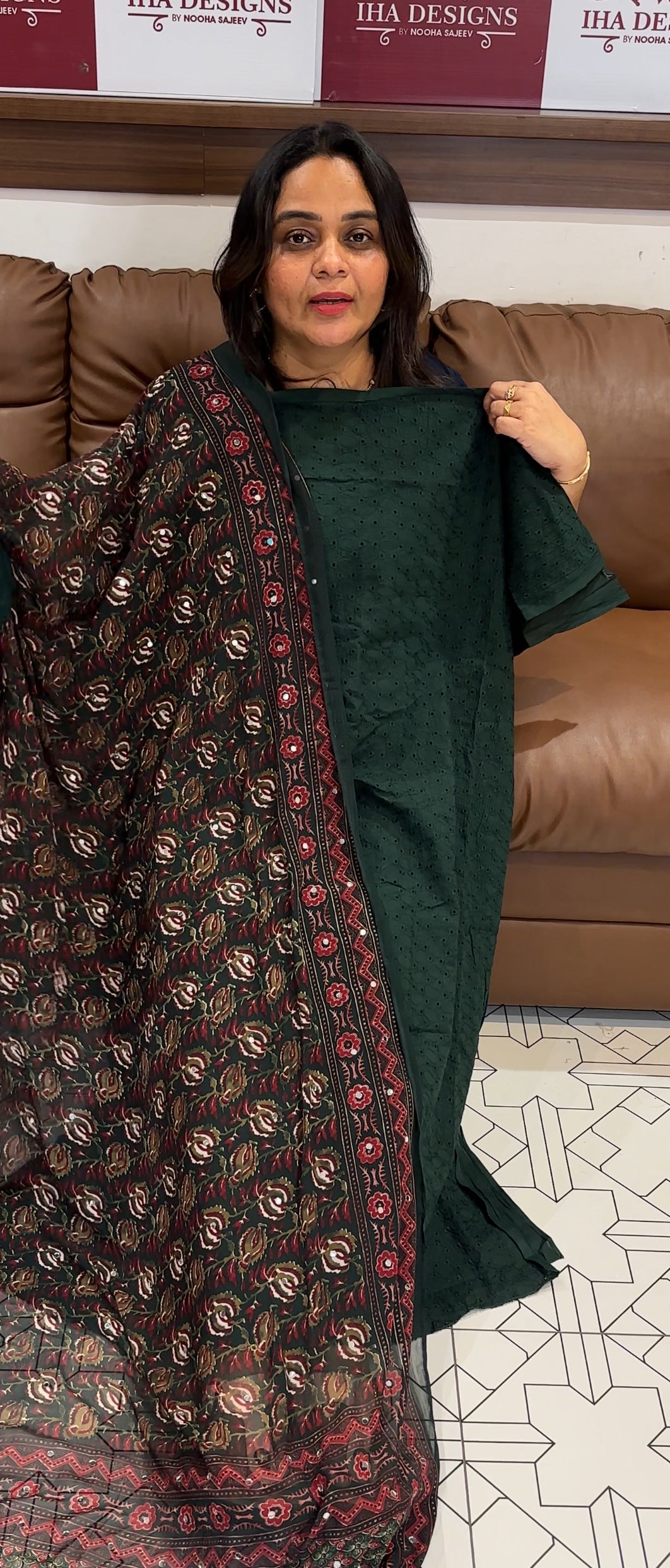 COTTON HAKOBA UNSTITCHED SALWAR SUITS - IHA 27958