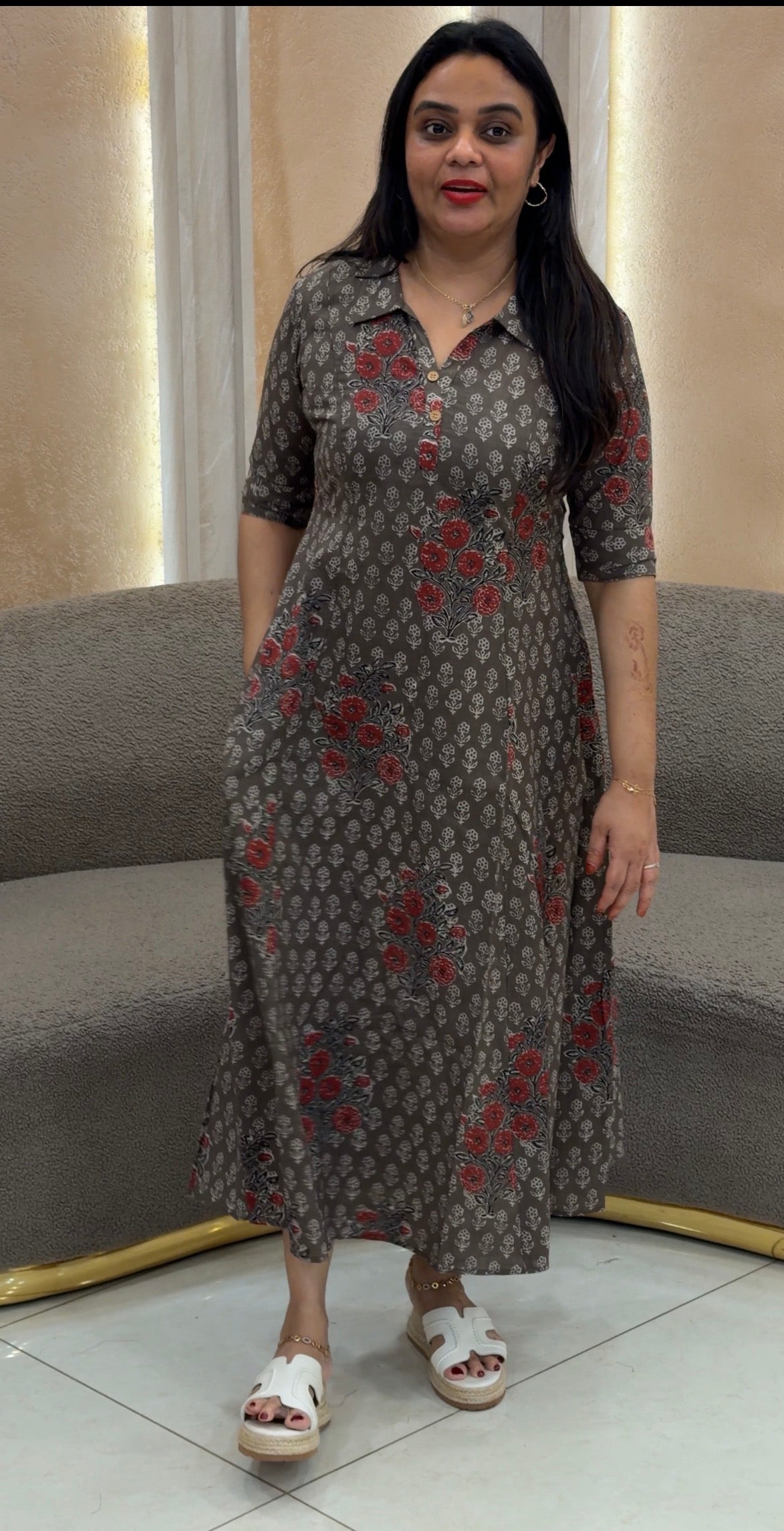 IHA'S IN-HOUSE PRINTED TOPS - IHA 33218