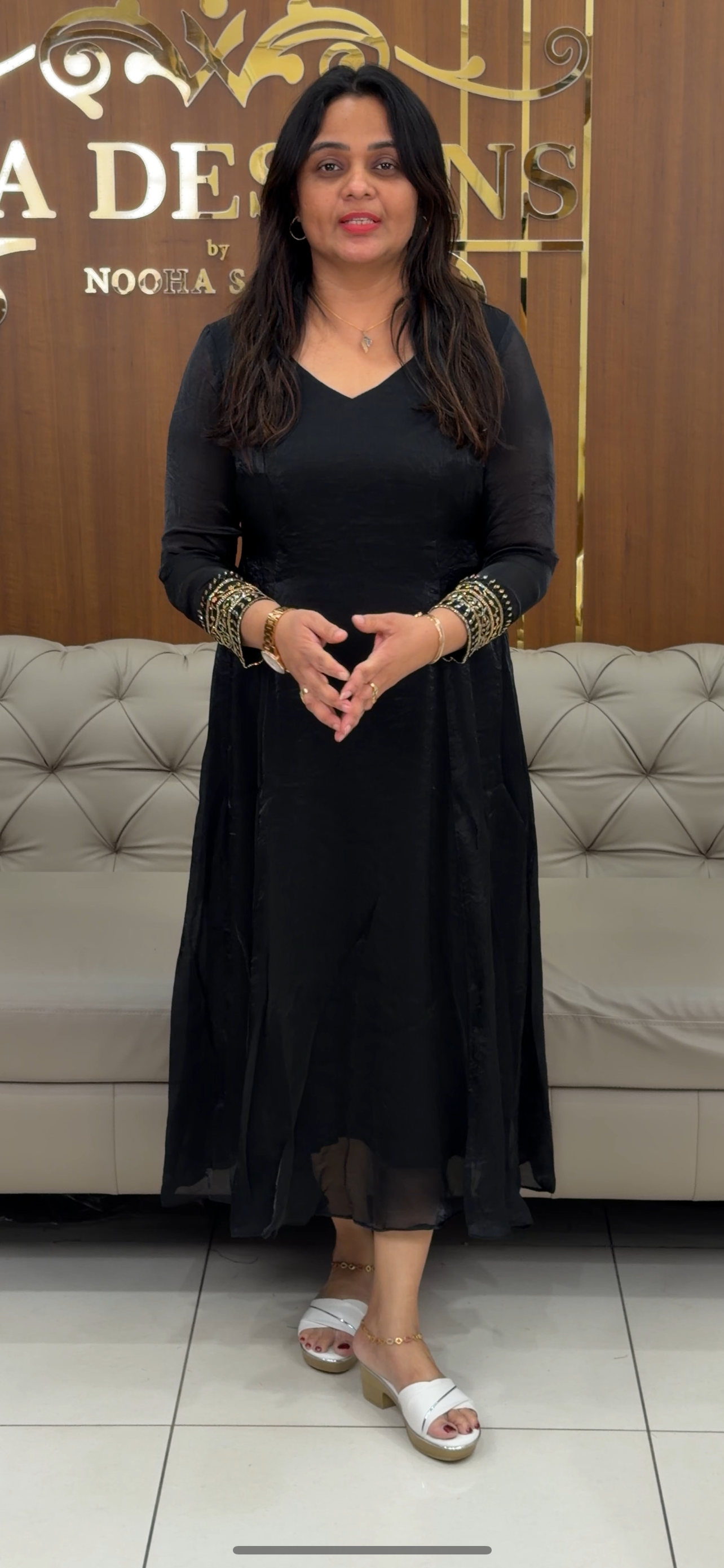 IHA'S IN-HOUSE HAND WORKED SLITTED TOPS - IHA 29088