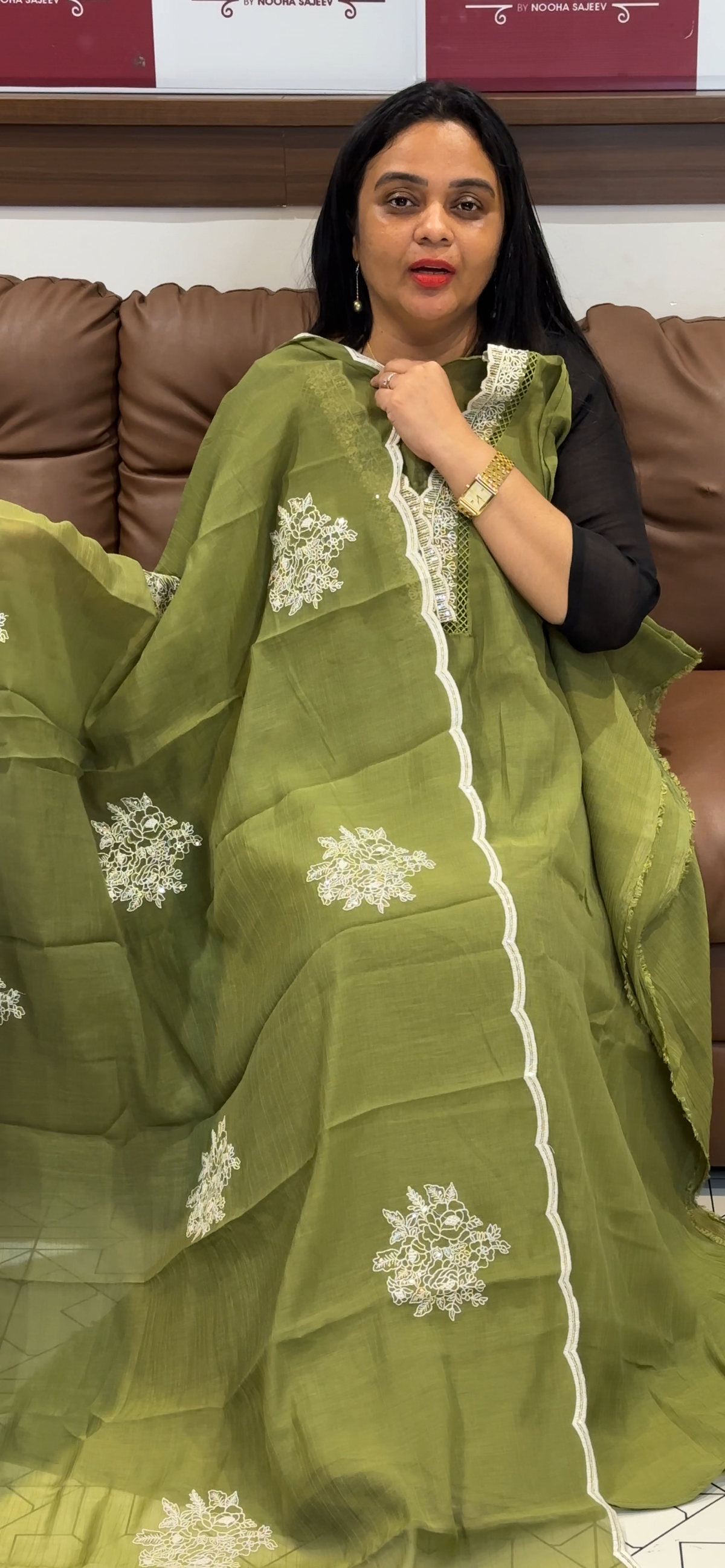 MUL CRUSHED UNSTITCHED SALWAR SUITS - IHA 35594