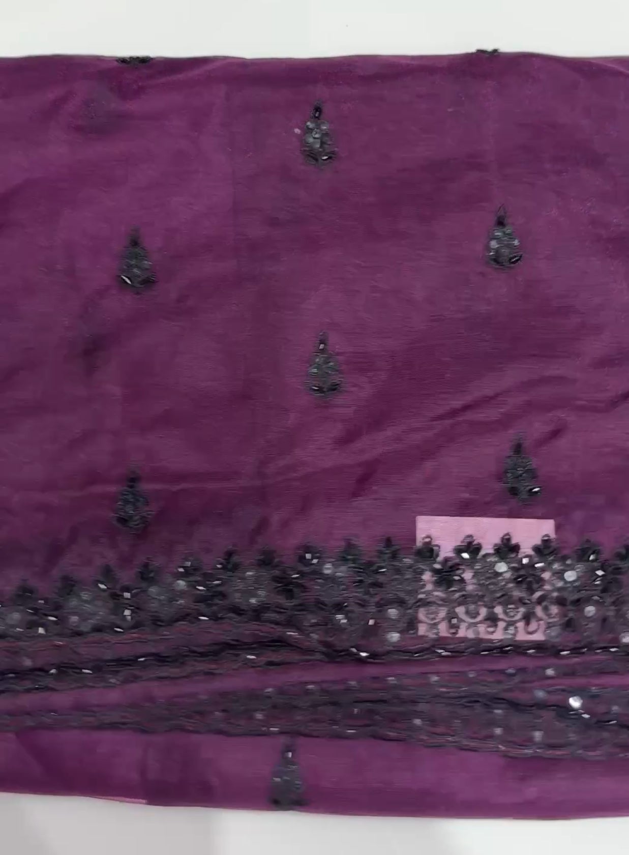 NYLON ORGANZA SAREES - IHA 27953