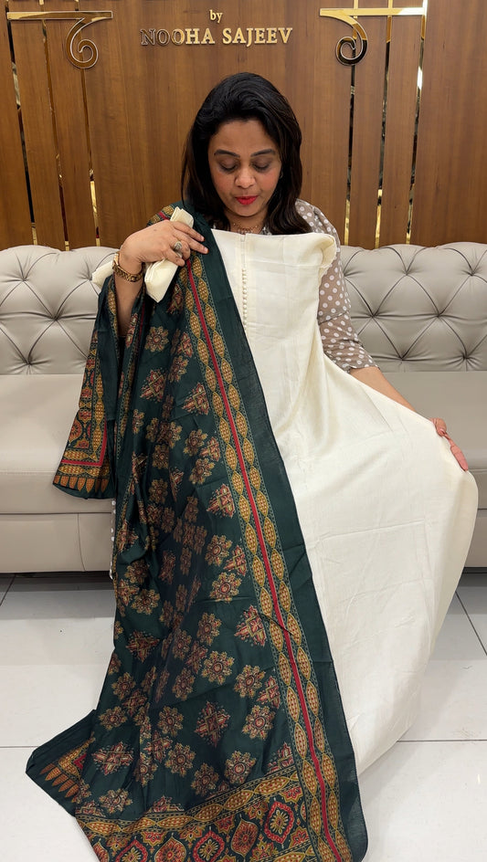 SEMI RAW SILK UNSTITCHED SALWAR SUITS - IHA 25291