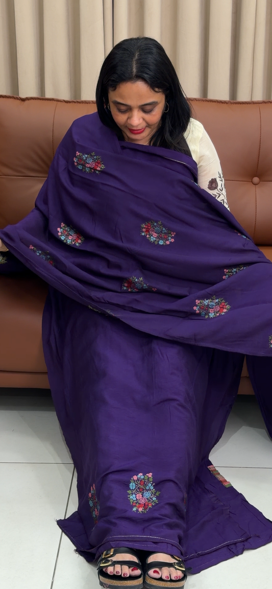 FORWARD MUL CHANDERI TOP, BOTTOM AND DUPATTA - IHA 34144