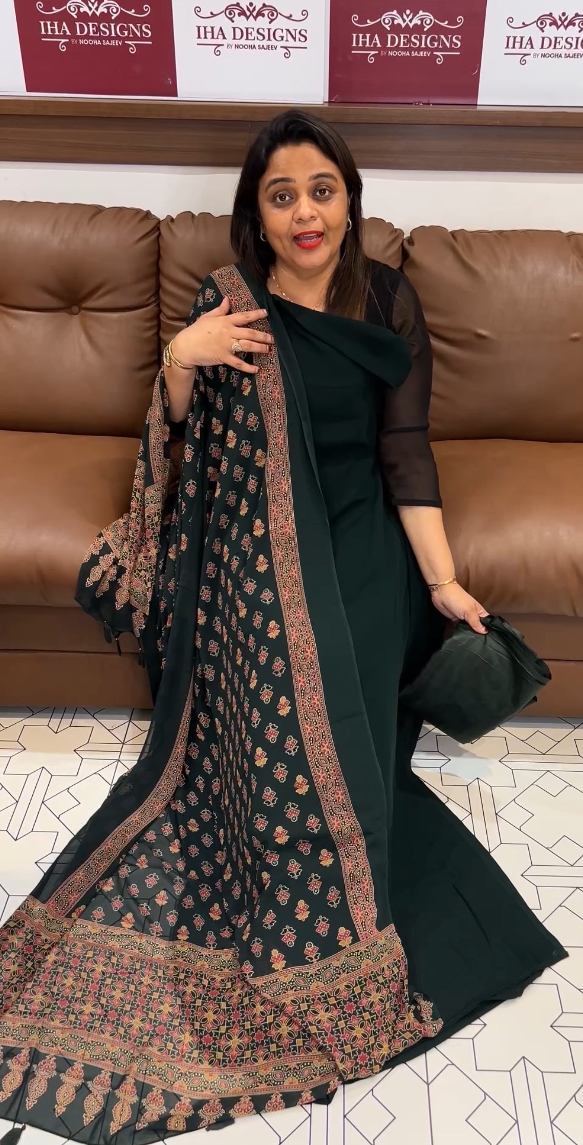 FORWARD FAUX GEORGETTE UNSTITCHED SALWAR SUITS - IHA 24567