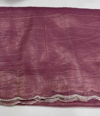 HAND WORKED SAREES - IHA 27146