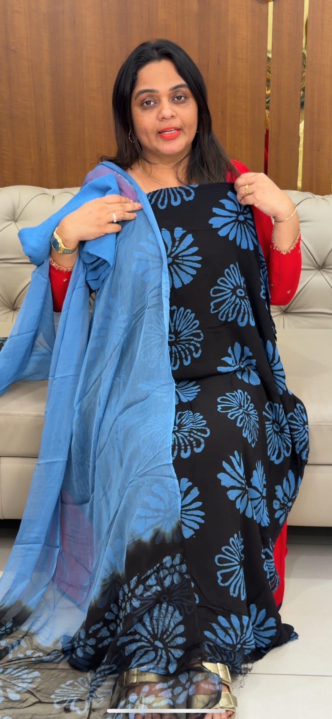 VISCOSE GEORGETTE UNSTITCHED SALWAR SUITS - IHA  29799