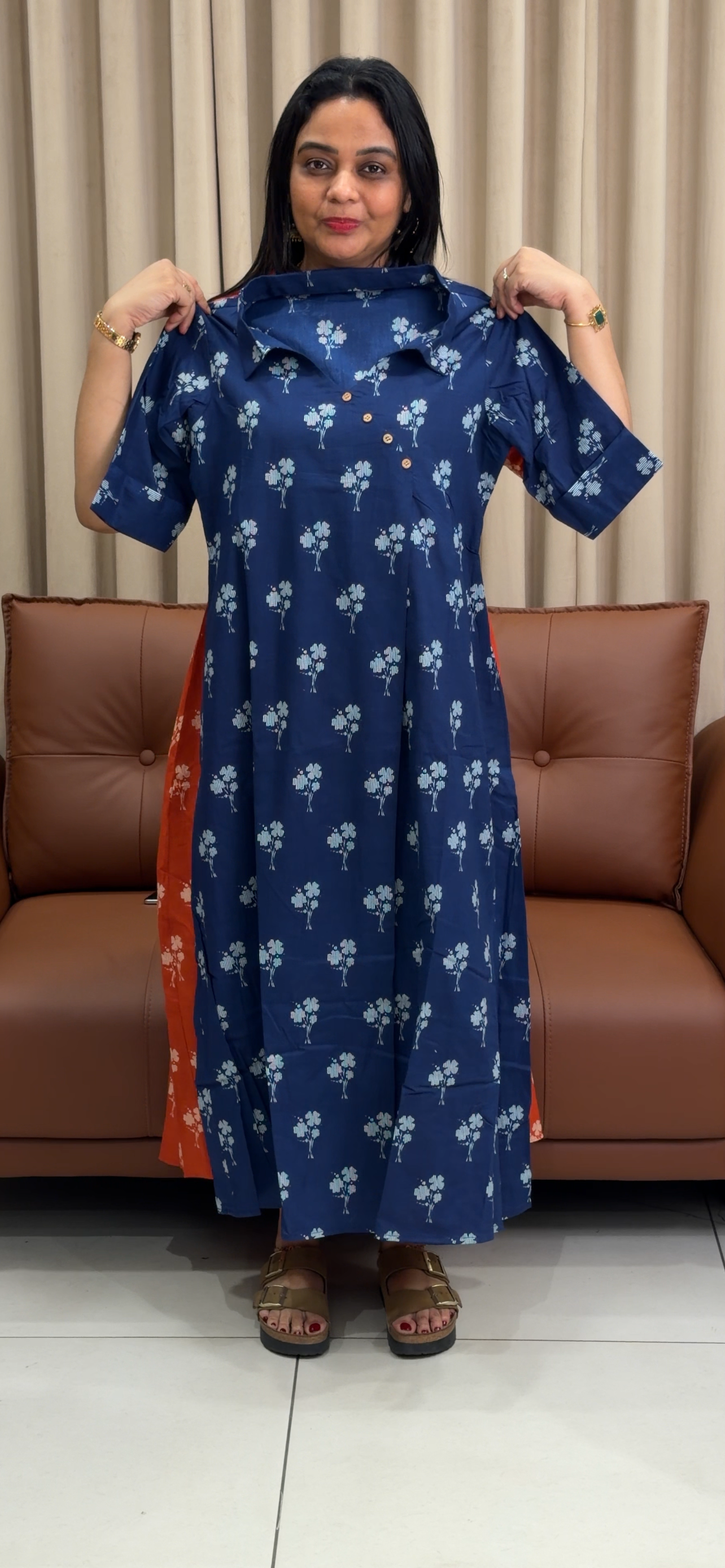 IHA'S IN-HOUSE LONG ALINE TOPS - IHA 33615