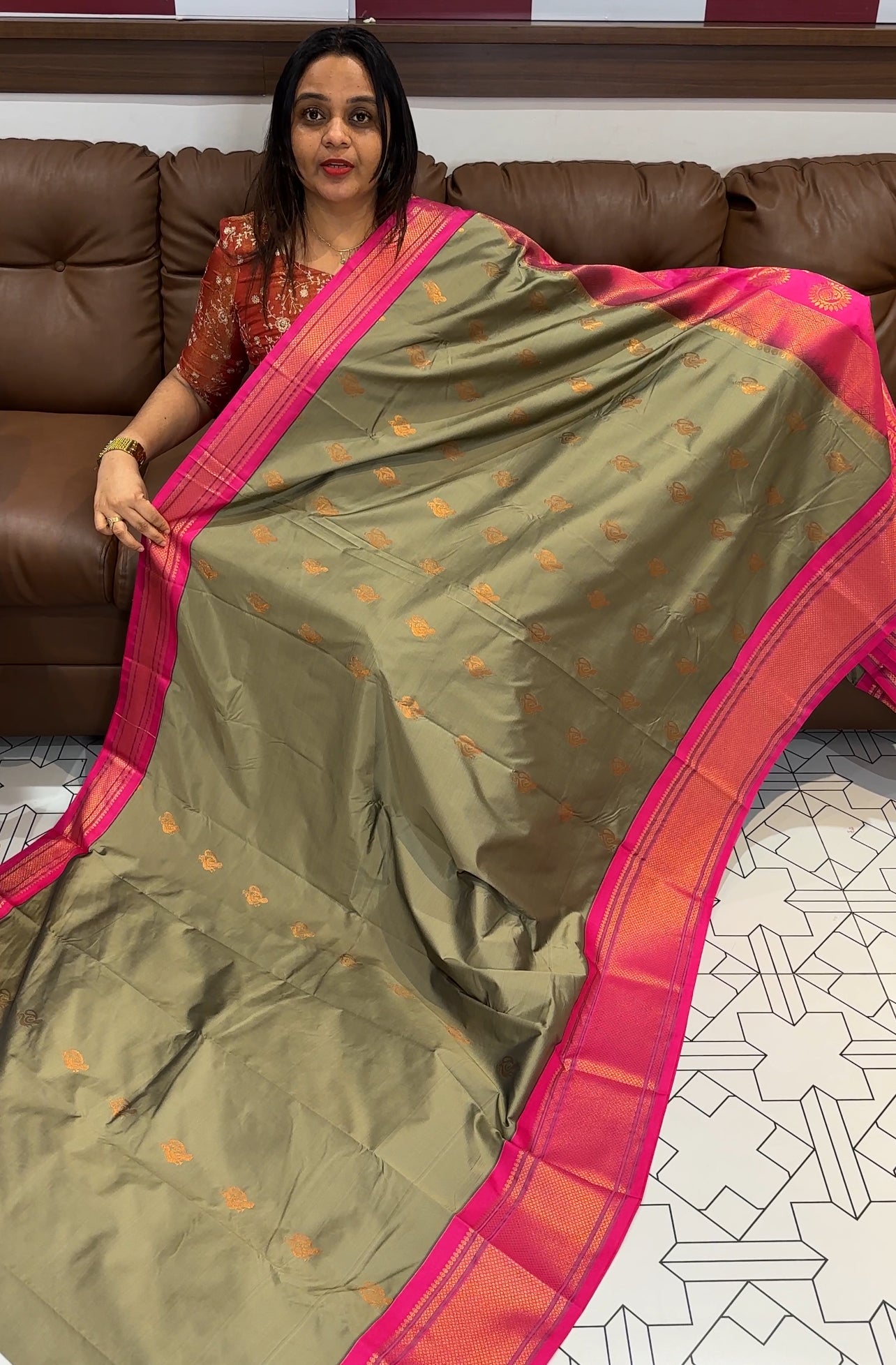 SEMI SOFT SILK SAREES - IHA 18595