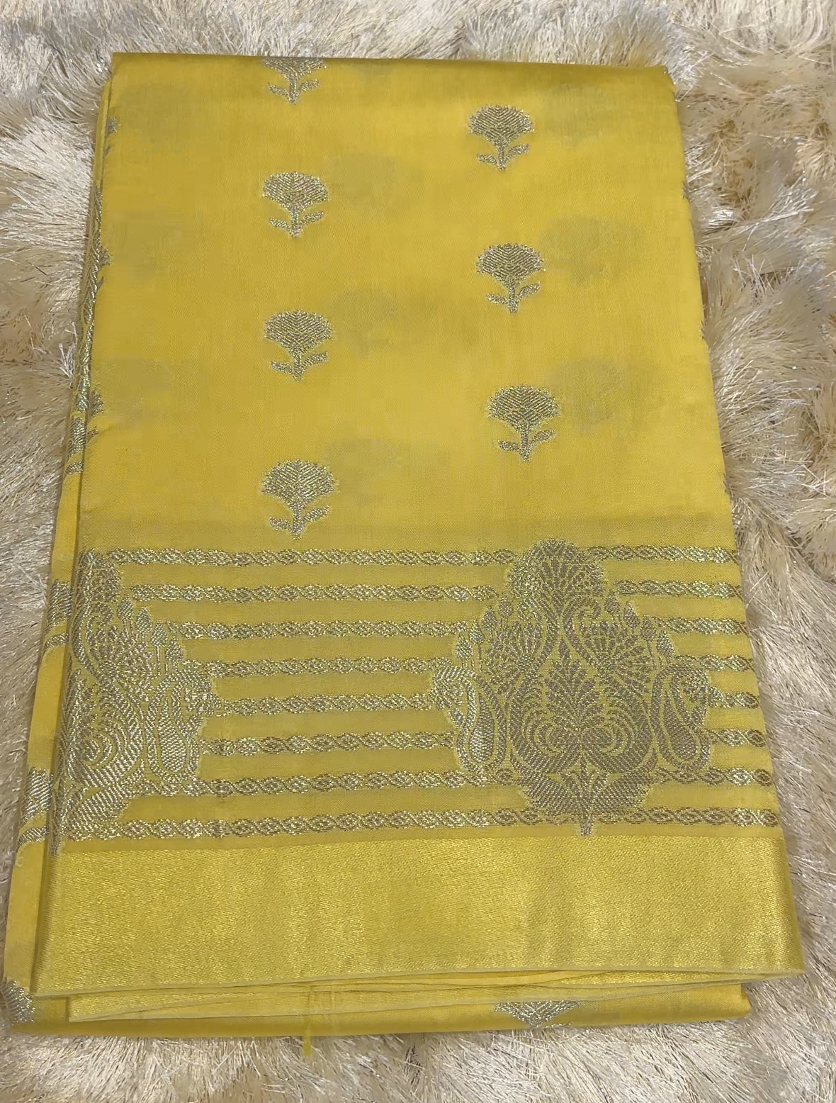 SEMI RAW MANGO SILK SAREES - IHA 27802
