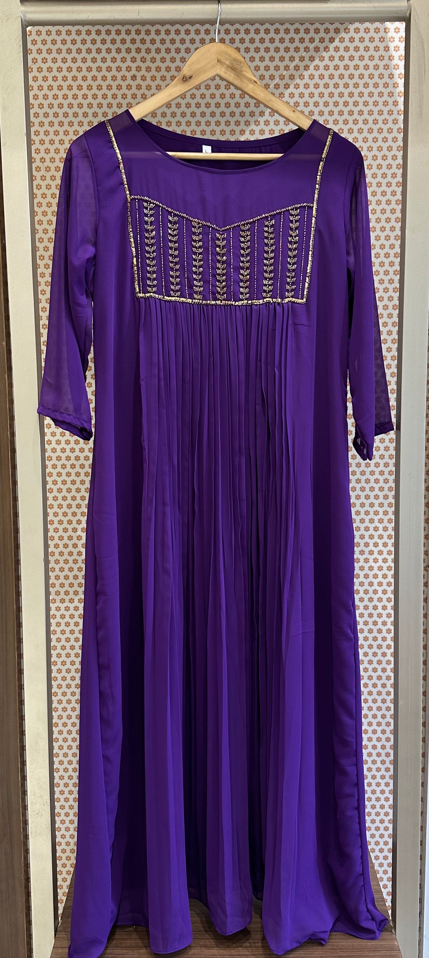 Georgette Handworked Kurtis – Iha Alappuzha Collection – IHA 27135