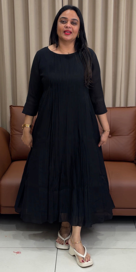 IHA'S IN-HOUSE MUL CHANDERI TUNIC TOP - IHA 33281