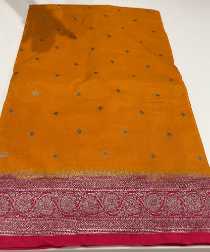 SEMI BANARASI  SAREES - IHA 16801