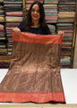 SEMI BROCADE SAREES - IHA 16360