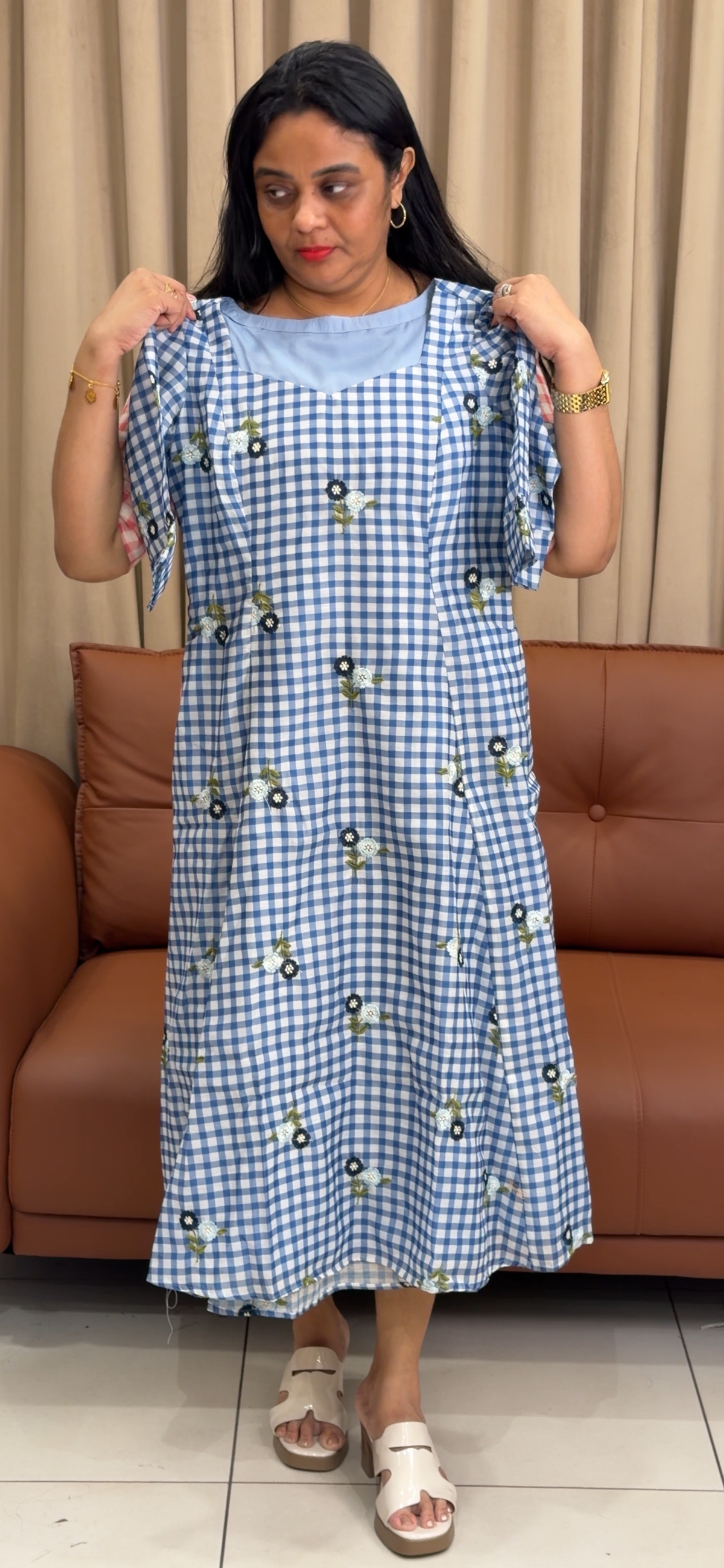 IHA'S IN-HOUSE ALINE FROCKS - IHA 35741