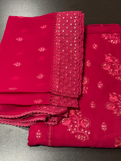 OFFER SALES UNSTITCHED SALWAR SUITS -  IHA 34199