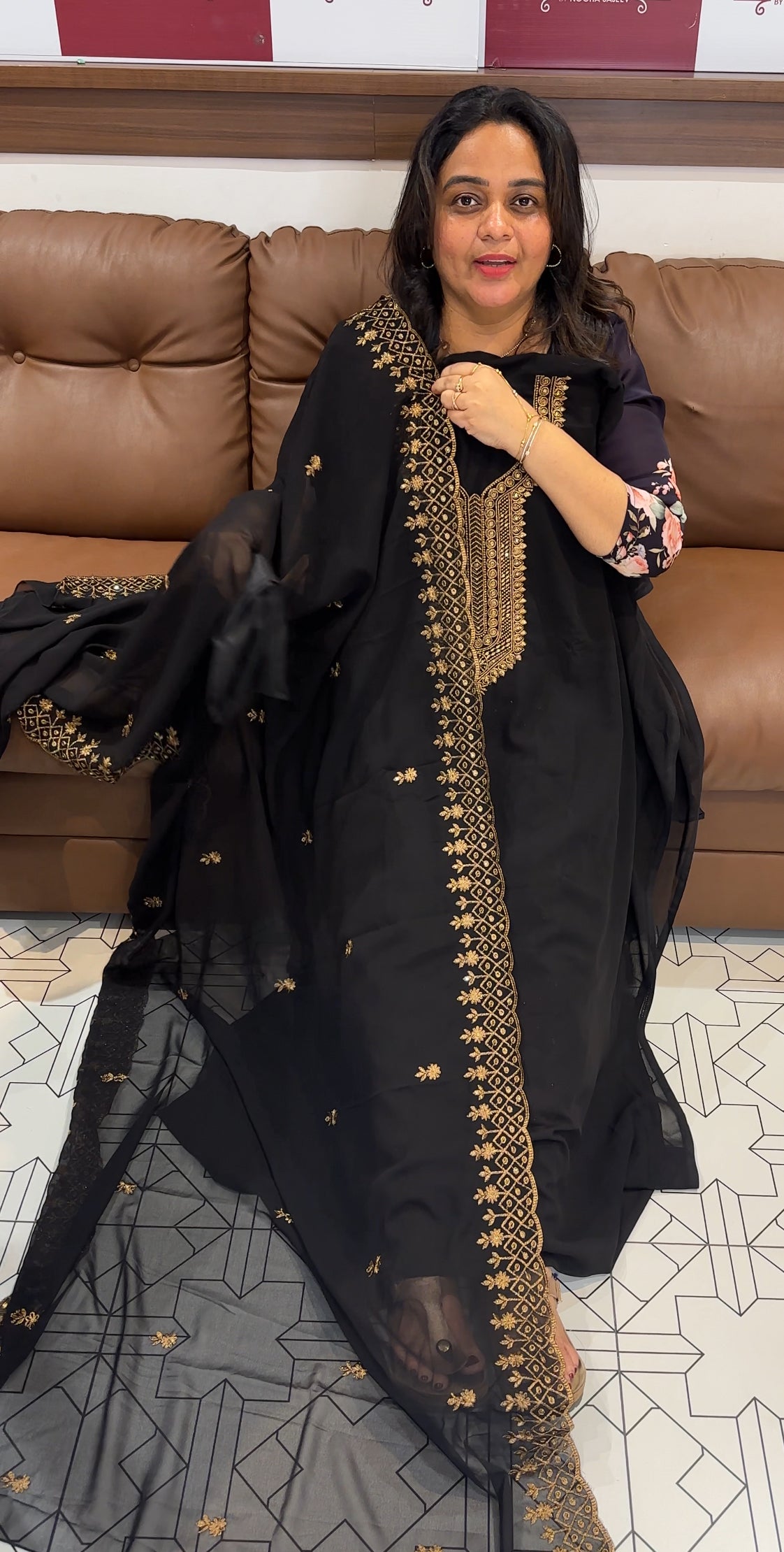 GEORGETTE UNSTITCHED SALWAR SUITS - IHA 26598
