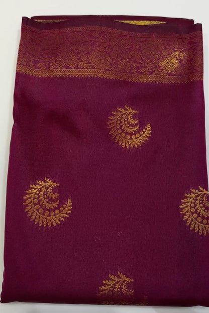 BUDGET BUY SEMI SILK SAREES - IHA 18743