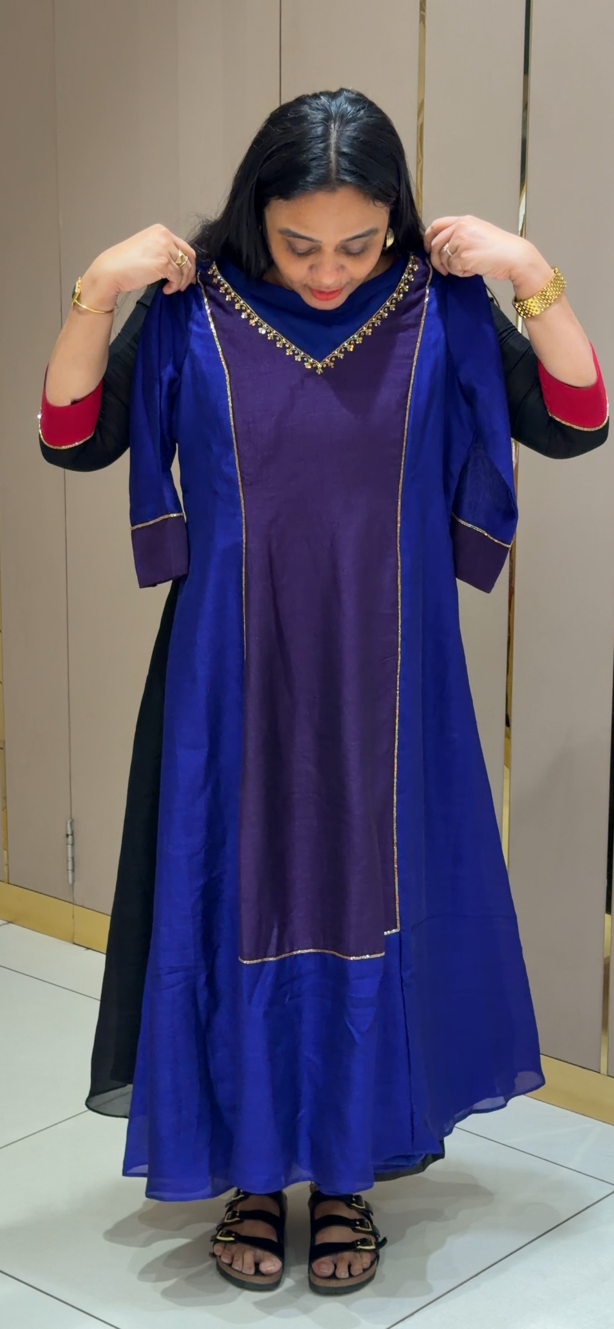 IHA'S IN-HOUSE HANDWORKED ALINE TOPS - IHA 35422