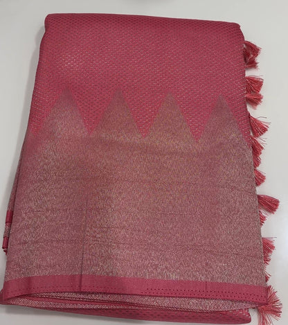 SOFT BANARASI SAREES - IHA 17445