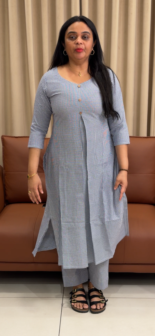 IHA'S IN-HOUSE HANDLOOM TOP AND BOTTOM - IHA 35222