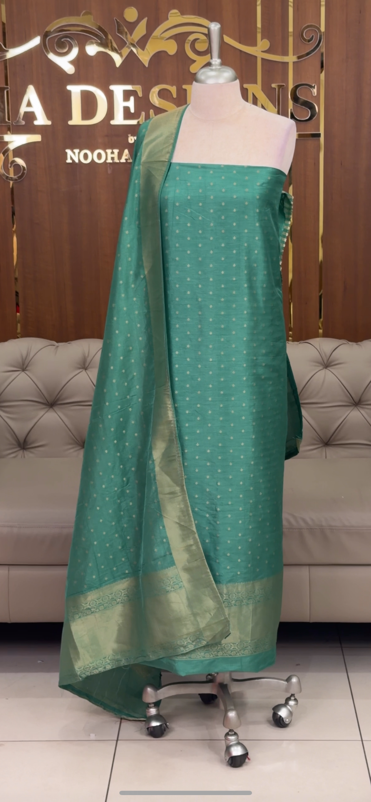 BANARASI UNSTITCHED SALWAR SUITS - IHA 29678