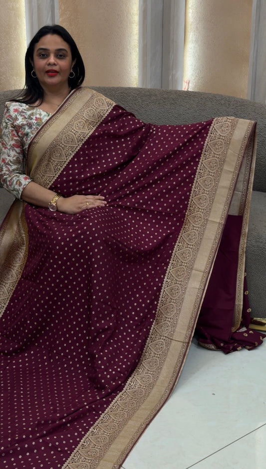 SEMI BANARASI SAREES - IHA 33136