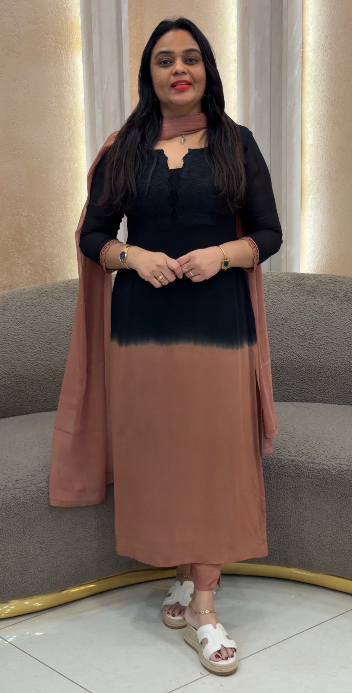 FORWARD GEORGETTEB UNSTITCHED SALWAR SUITS - IHA 33382