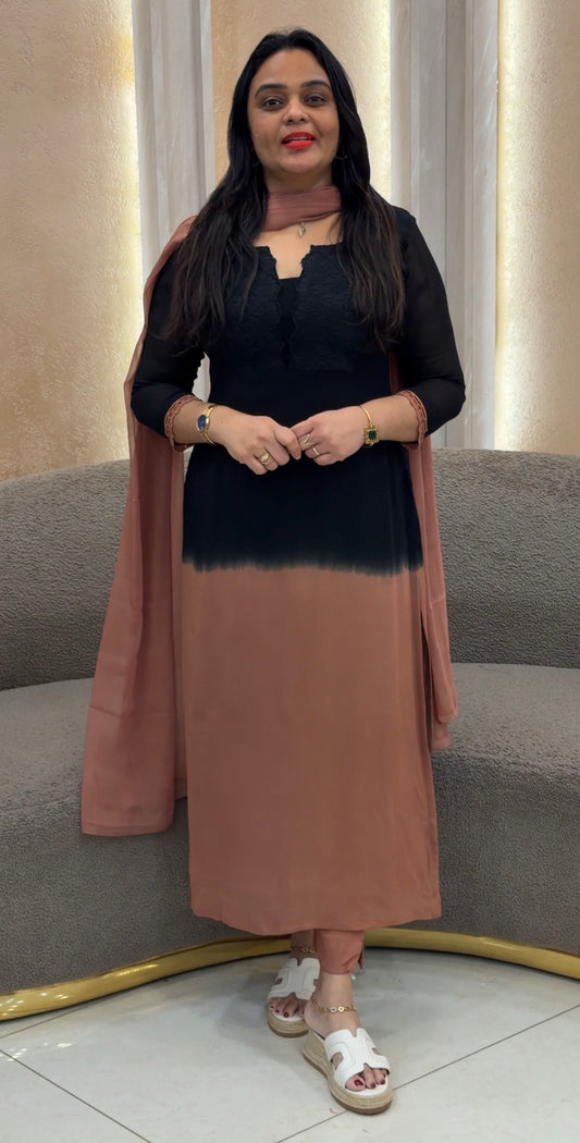 FORWARD GEORGETTEB UNSTITCHED SALWAR SUITS - IHA 33382