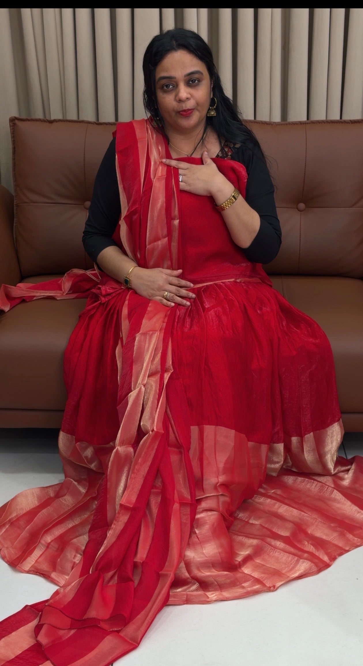 IHA'S IN-HOUSE SEMI STITCHED DHAVANI SETS - IHA 34560