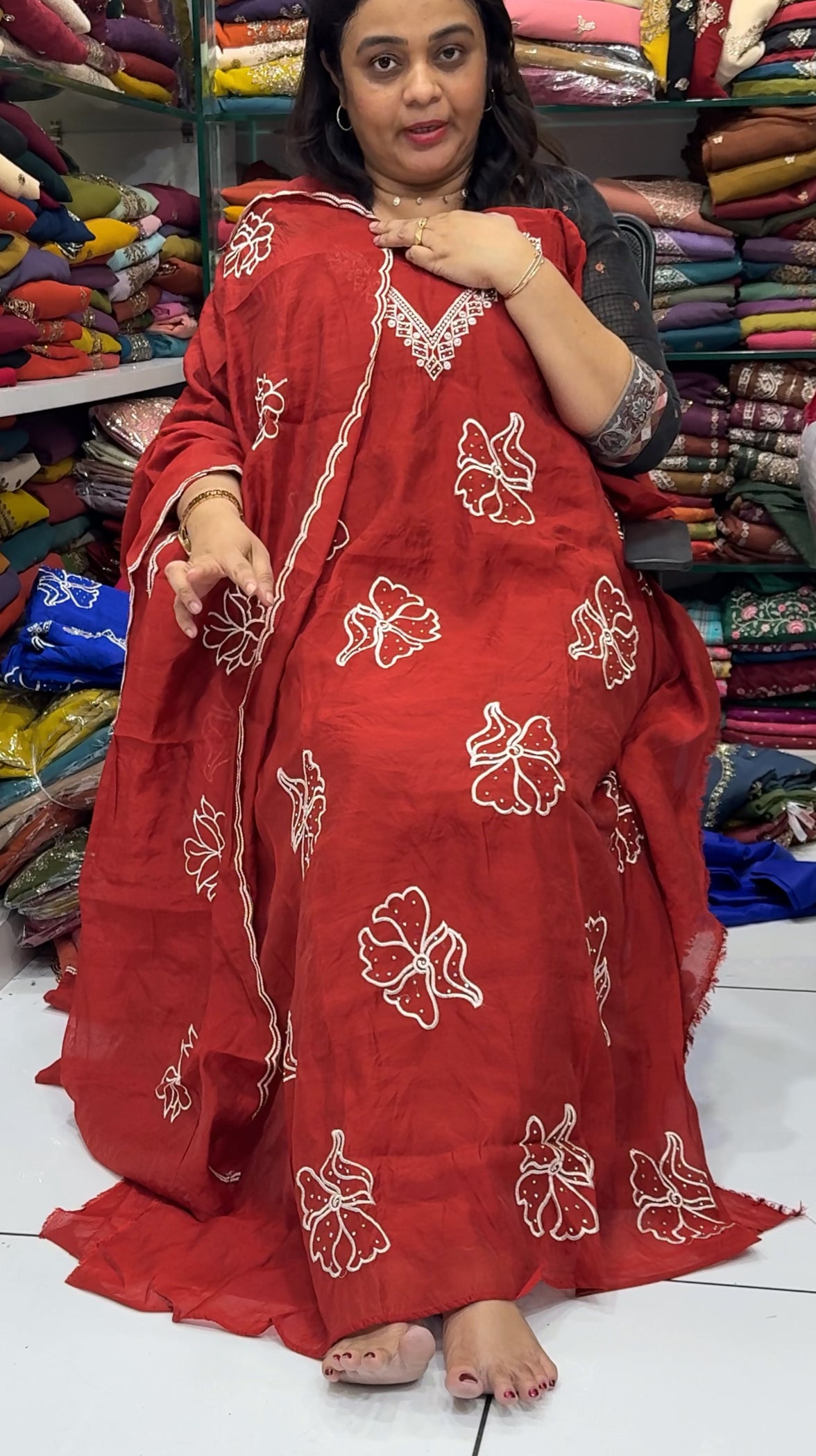 FORWARD UNSTITCHED SALWAR SUITS - IHA 28812