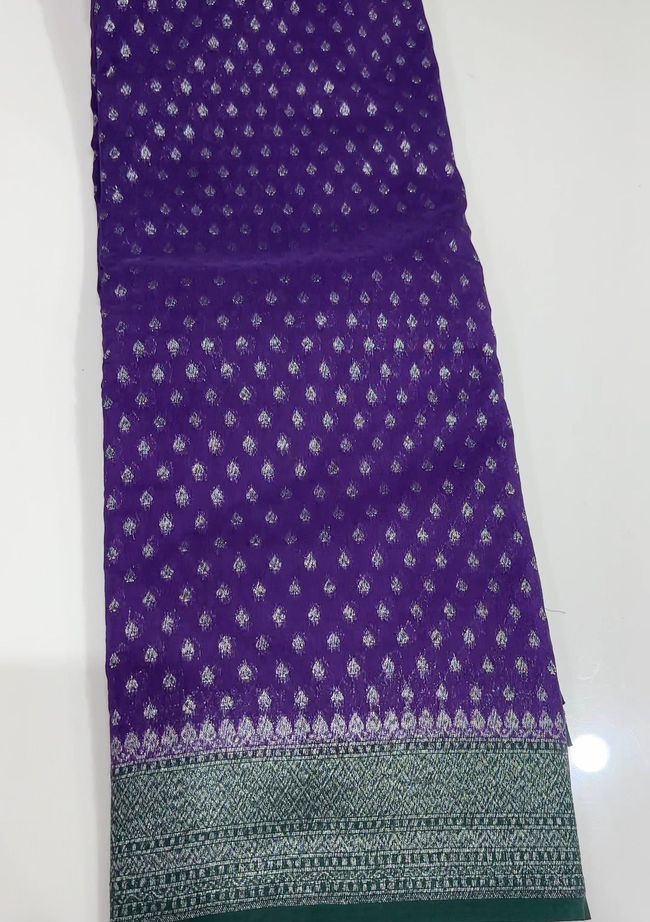 SEMI BANARASI SAREES - IHA 27894