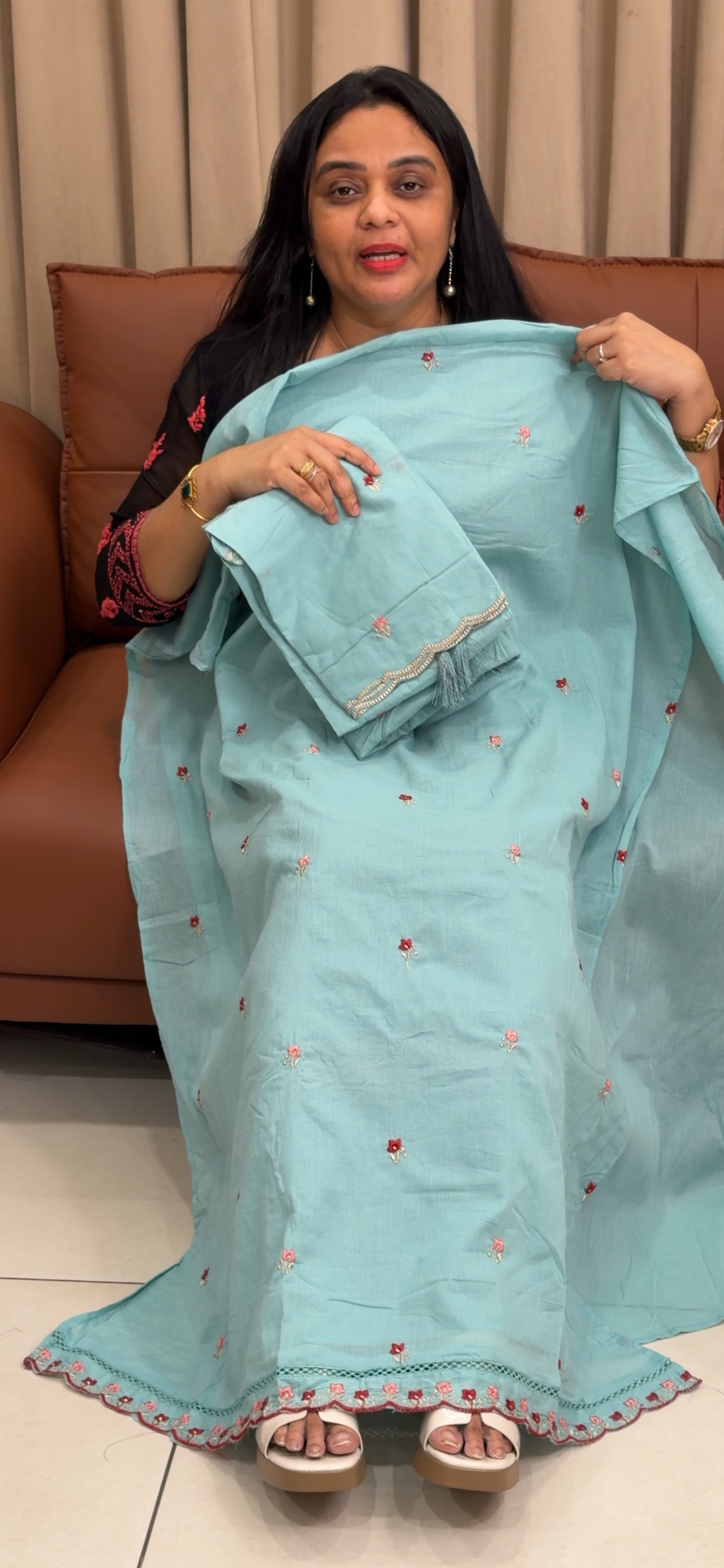 OFFER SALES  UNSTITCHED SALWAR SUITS - IHA 35447