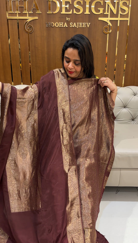 TISSUE BANARASI UNSTITCHED SALWAR SUITS - IHA 25045
