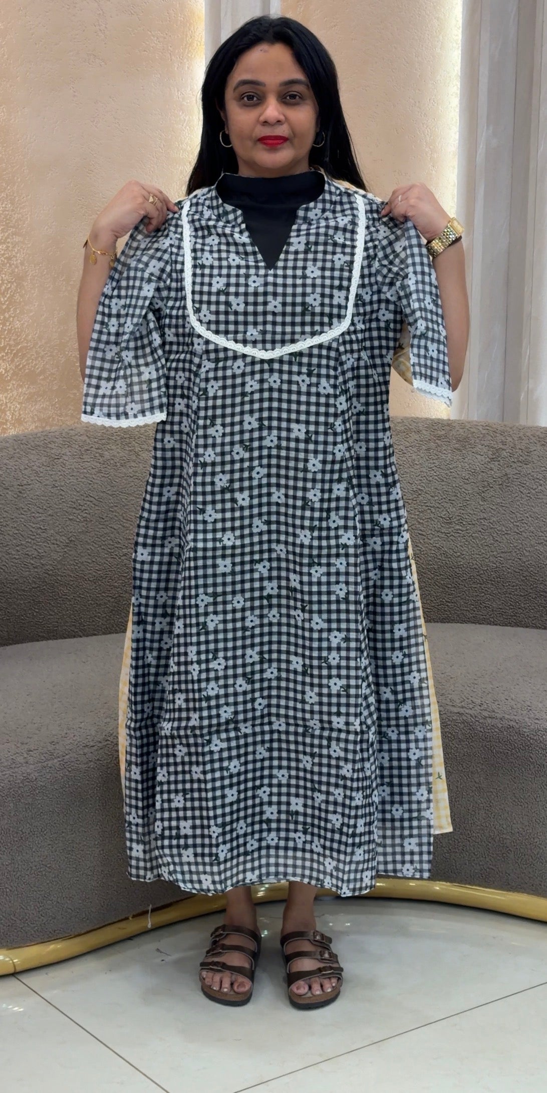 IHA'S IN-HOUSE PRINTED FROCKS - IHA 35948